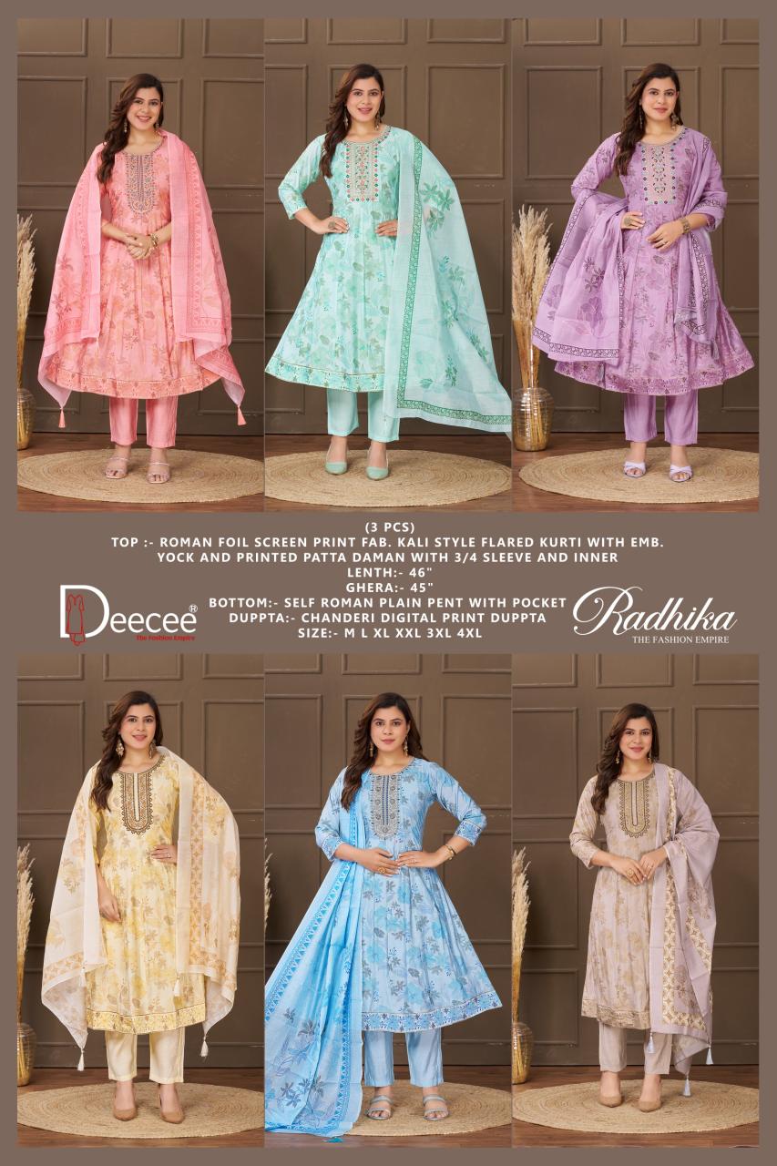 Deecee Radhika catalog wholesale market for readymad kurtis in delhi
