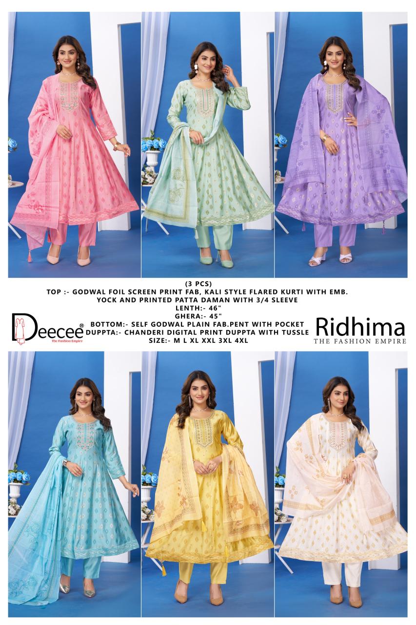 Deecee Ridhima catalog wholesale market for readymade kurtis in mumbai