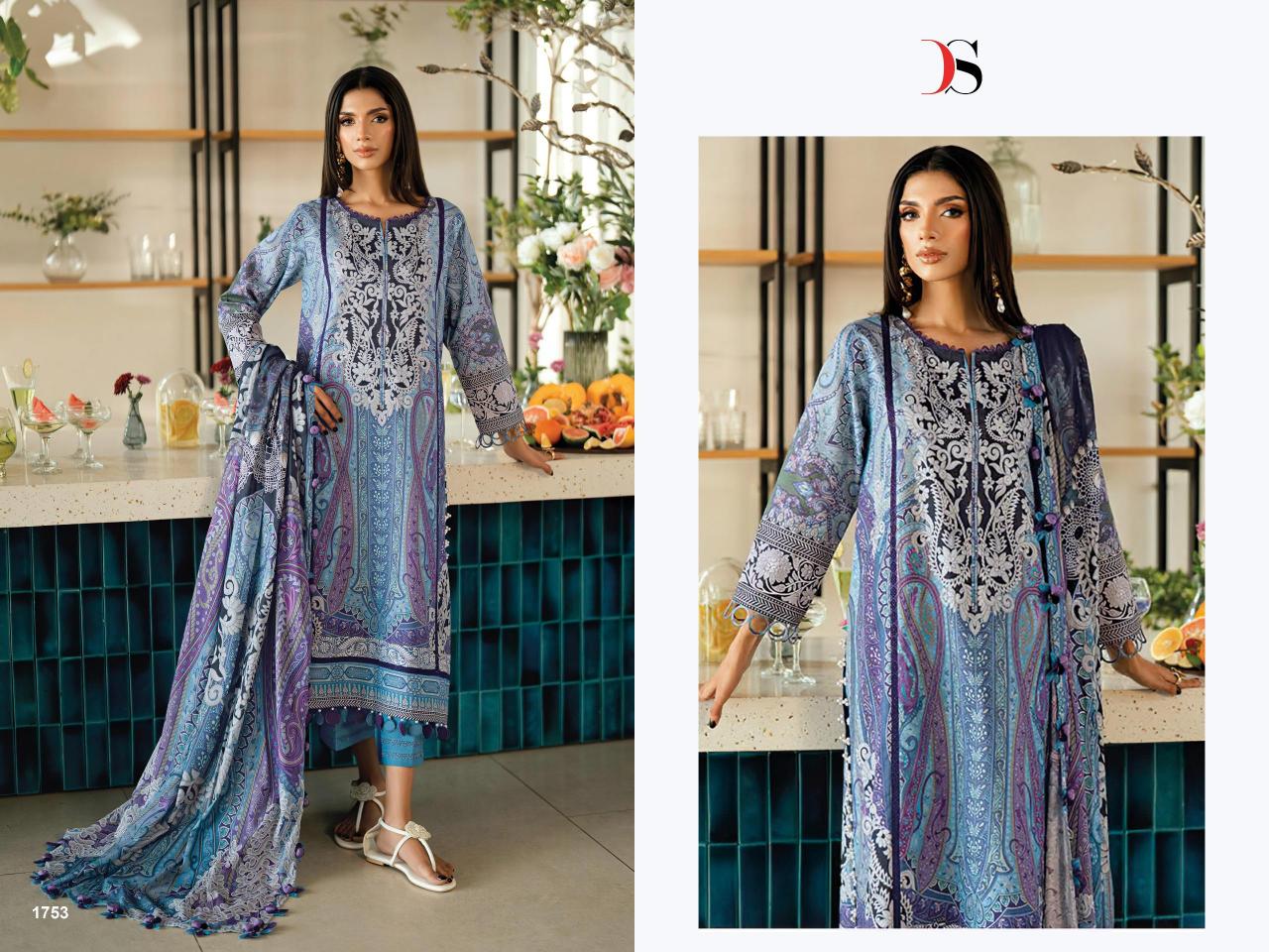 Deepsy Jade Urban 25 Vol 8 catalog Cotton Dupatta wholesale pakistani suits in dubai