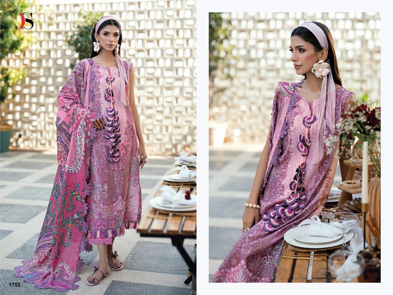 Deepsy Jade Urban 25 Vol 8 catalog Cotton Dupatta wholesale pakistani suits in dubai