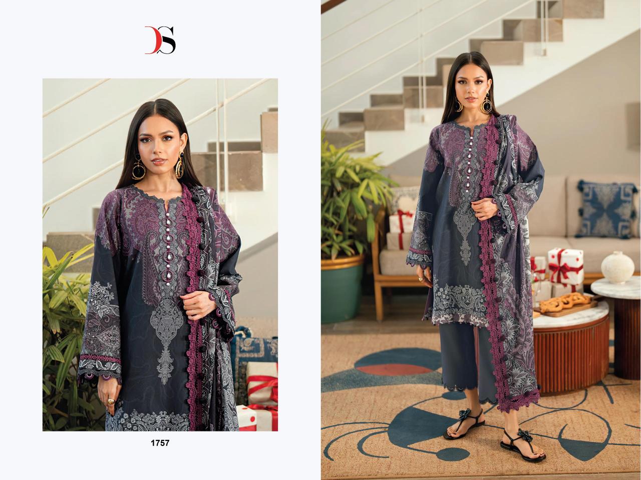 Deepsy Jade Urban 25 Vol 8 catalog Cotton Dupatta wholesale pakistani suits in dubai