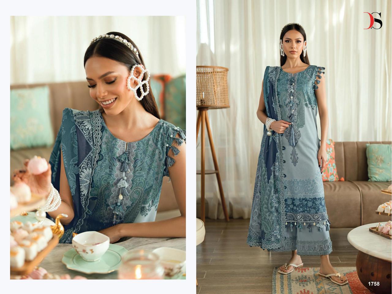 Deepsy Jade Urban 25 Vol 8 catalog Cotton Dupatta wholesale pakistani suits in dubai