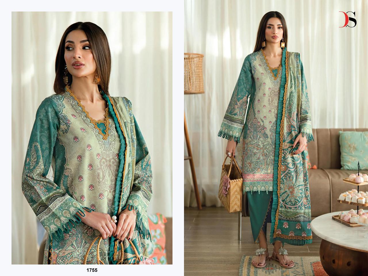 Deepsy Jade Urban 25 Vol 8 catalog Cotton Dupatta wholesale pakistani suits in dubai