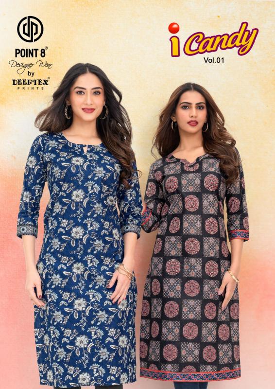 Deeptex I-Candy Vol-1 – Straight Kurtis - Wholesale Catalog