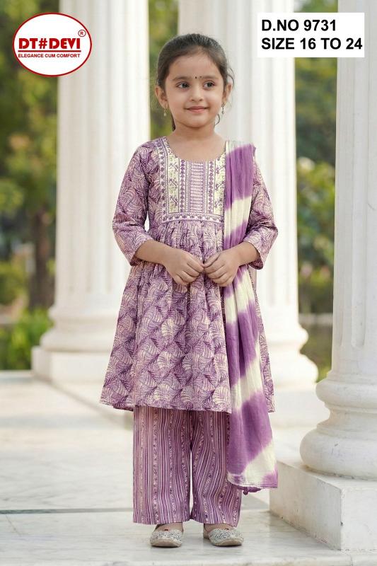 Dt Devi Jui vol 1 9731 catalog kids wear wholesaler in surat