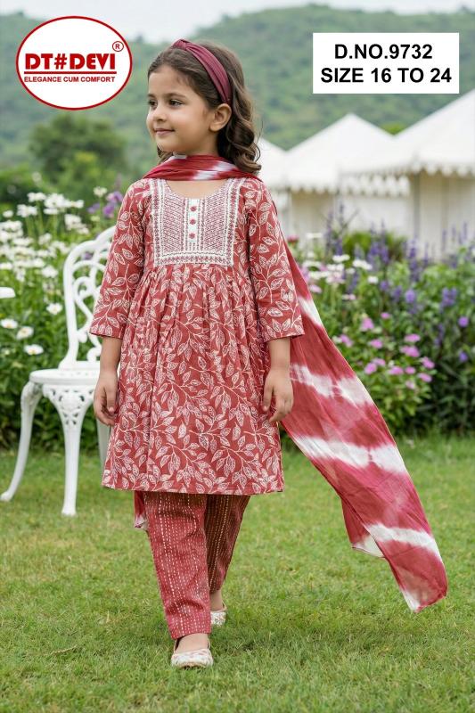 Dt Devi Jul vol 2 9732 catalog kids wear wholesaler in india