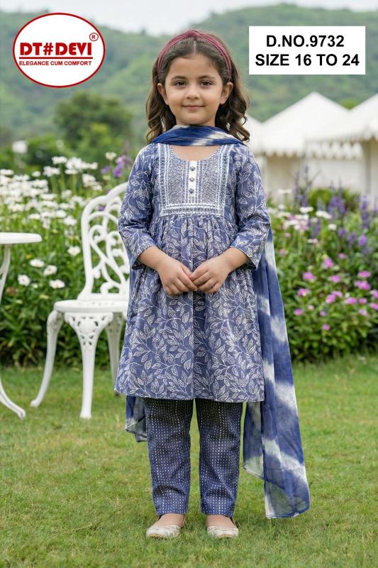 Dt Devi Jul vol 2 9732 catalog kids wear wholesaler in india
