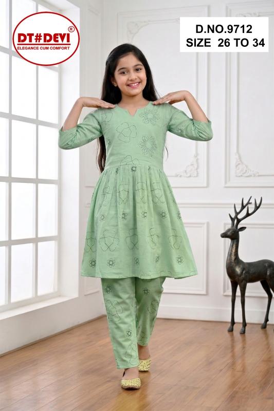 Dt Devi Yamika vol 1 9712 catalog kids wear wholesale india