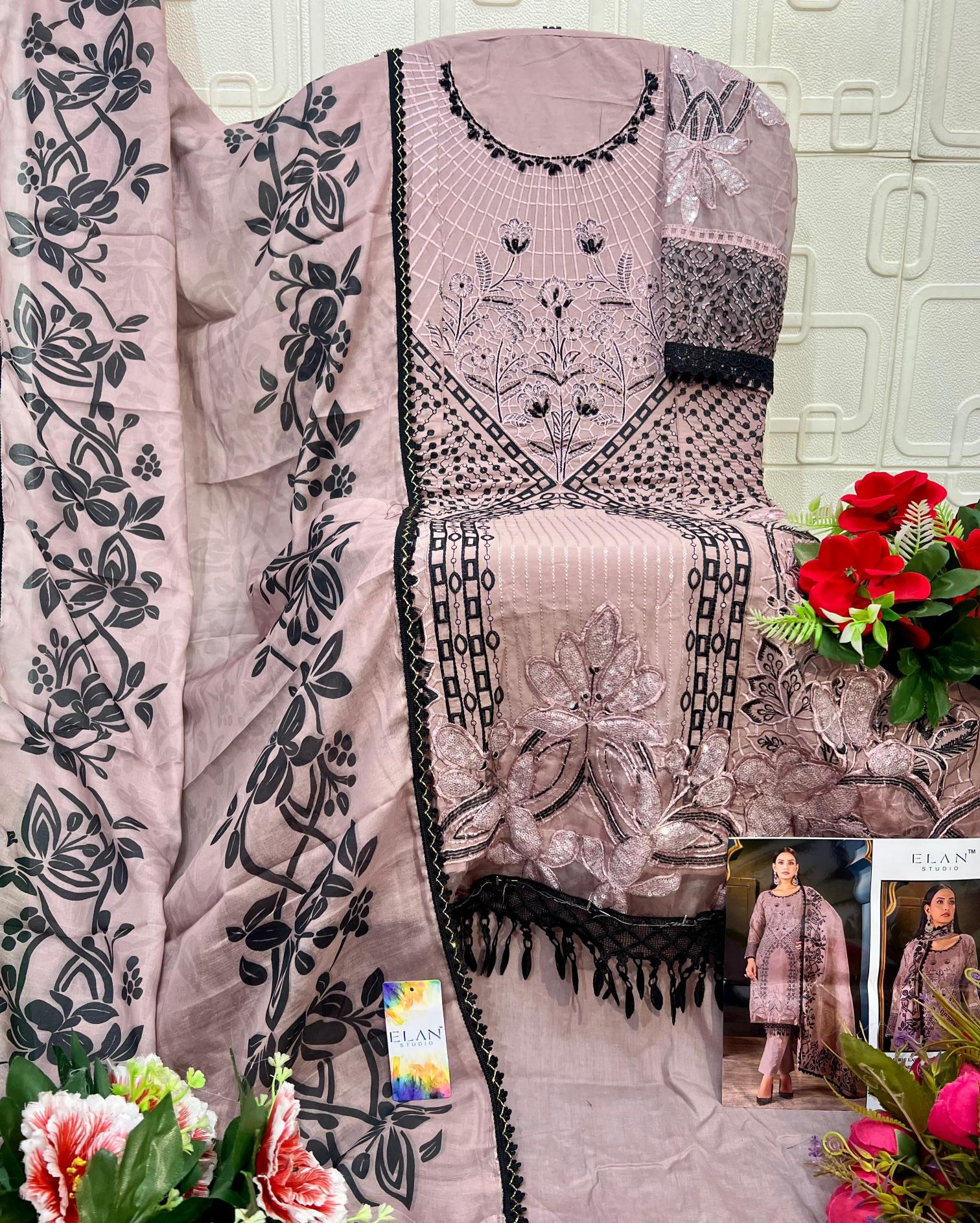 Elan E 02 catalog pakistani suits wholesale dealers in delhi