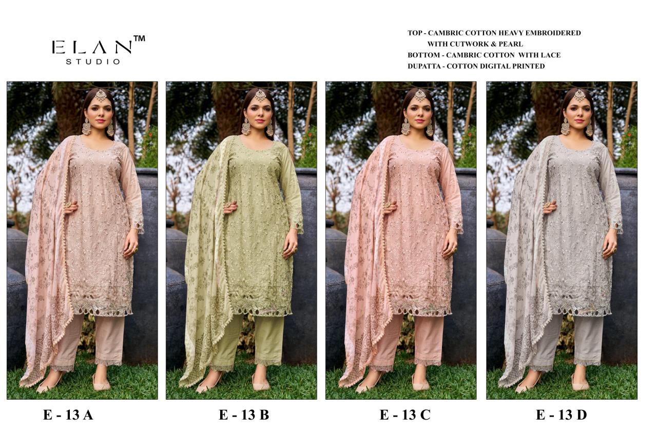 Elan E 13 catalog pakistani suits wholesalers in amritsar