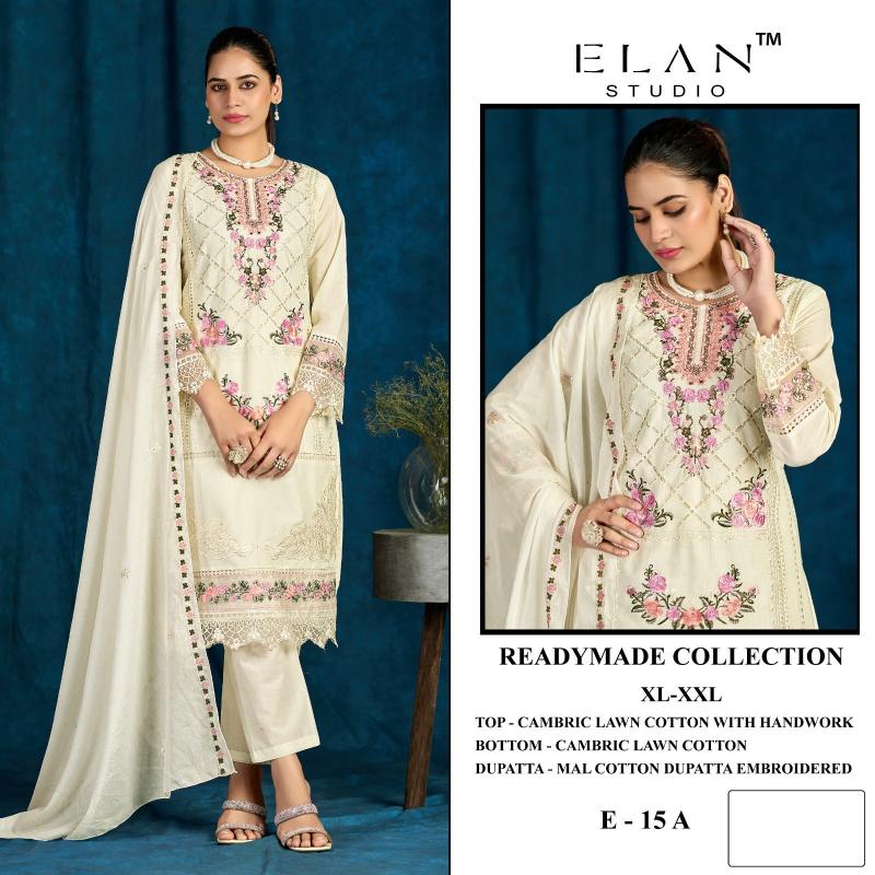 Elan E 15 catalog wholesale pakistani suits online india