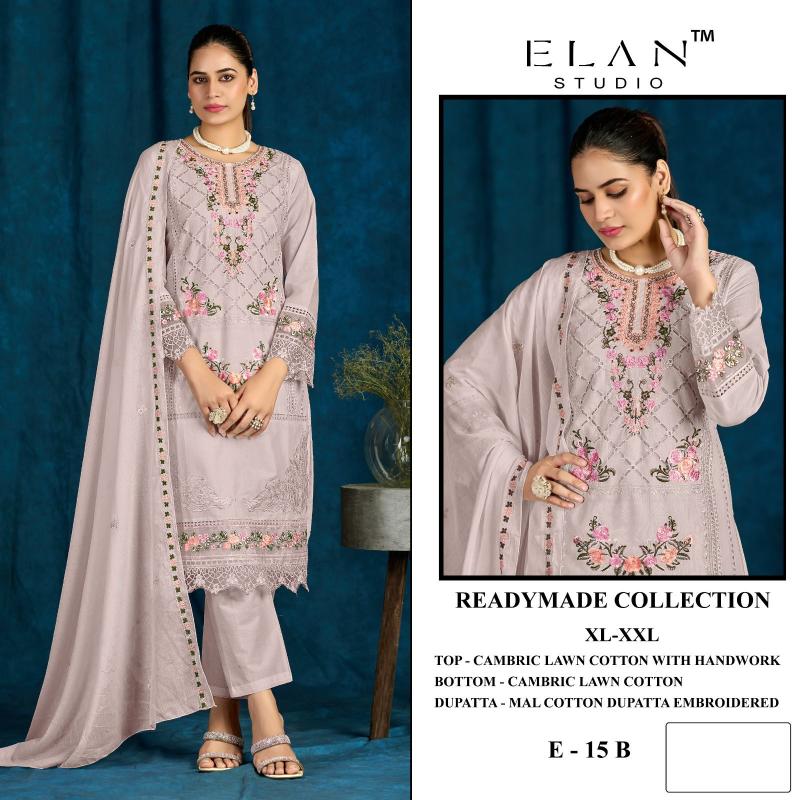 Elan E 15 catalog wholesale pakistani suits online india