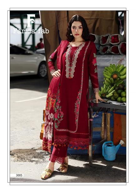 Farida Fab Amara Vol-3 – Karachi Dress Material - Wholesale Catalog