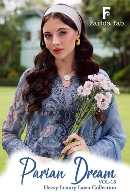 Farida fab Parian Dream Vol- 18 – Karachi Readymade Kurti Pant With Dupatta - Wholesale Catalog