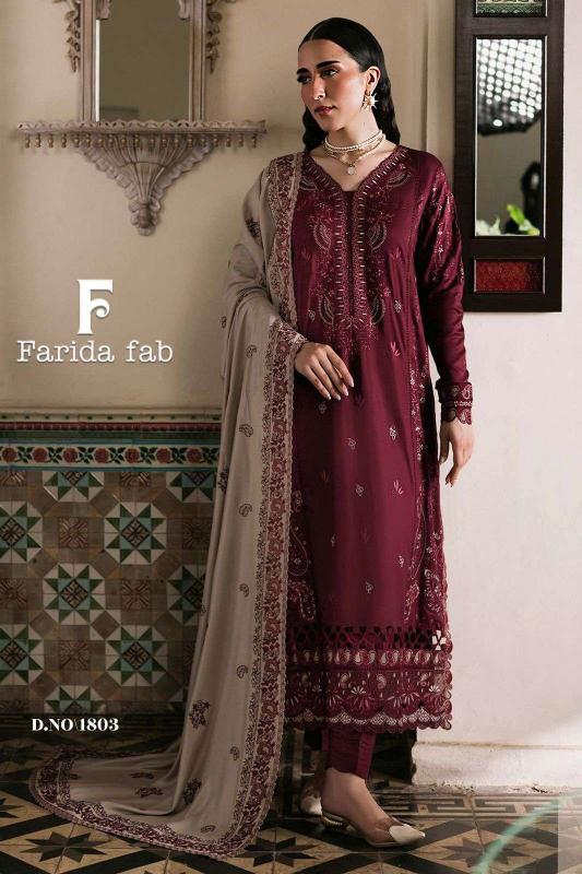 Farida fab Parian Dream Vol- 18 – Karachi Readymade Kurti Pant With Dupatta - Wholesale Catalog