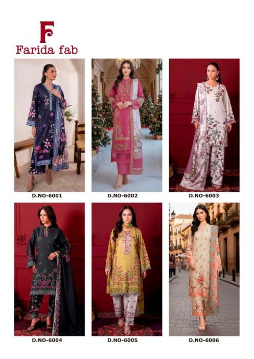 Farida Fab Ramsha Vol-6 – Karachi Dress Material - Wholesale Catalog