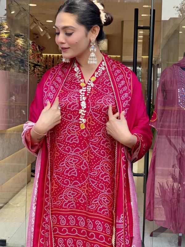 Felocity Bandhani Hit vol 2 catalog bandhani kurti wholesale