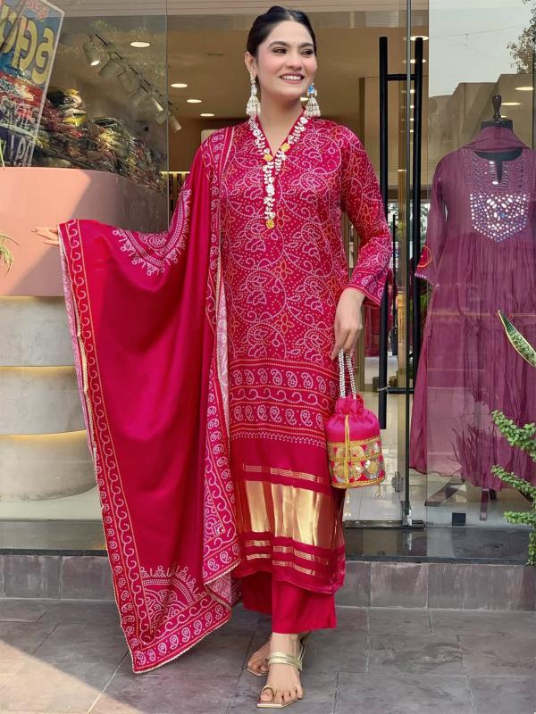 Felocity Bandhani Hit vol 2 catalog bandhani kurti wholesale