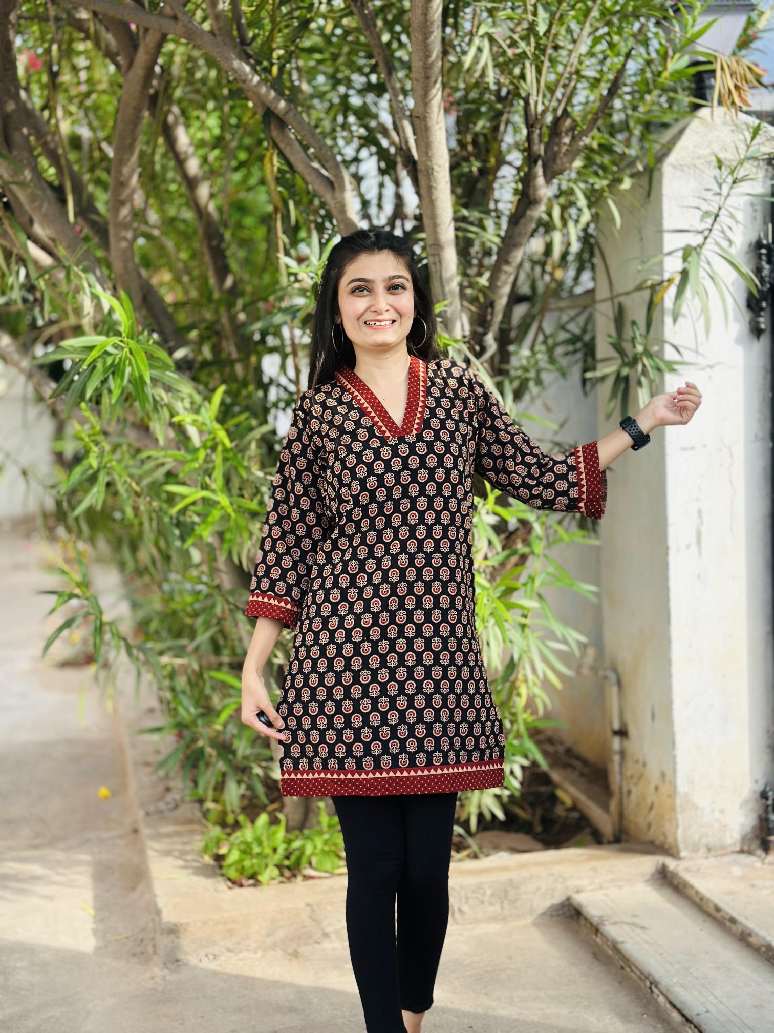 Felocity cotton Ajrakh vol 2 catalog ladies kurti wholesale market in surat