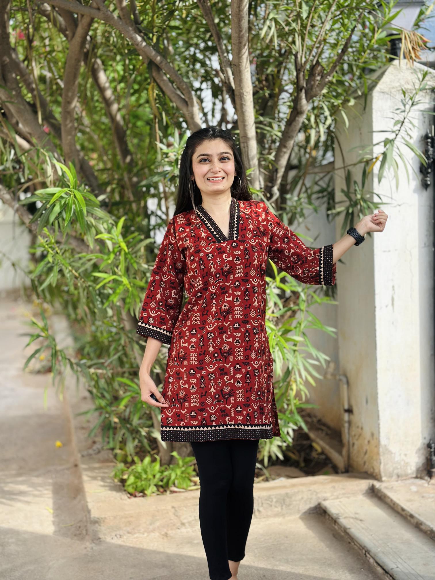 Felocity cotton Ajrakh vol 5 catalog ahika kurtis wholesale