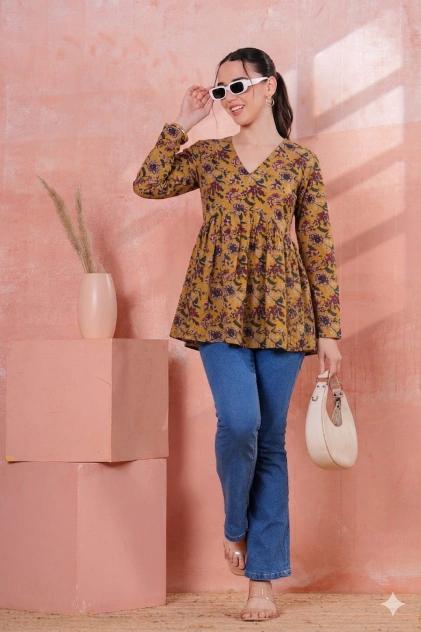 Felocity Cotton cambric vol 5 catalog hiva kurtis wholesale