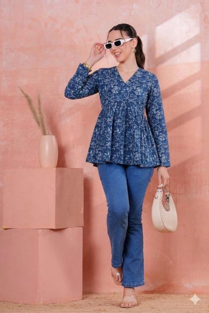Felocity Cotton cambric vol 5 catalog hiva kurtis wholesale