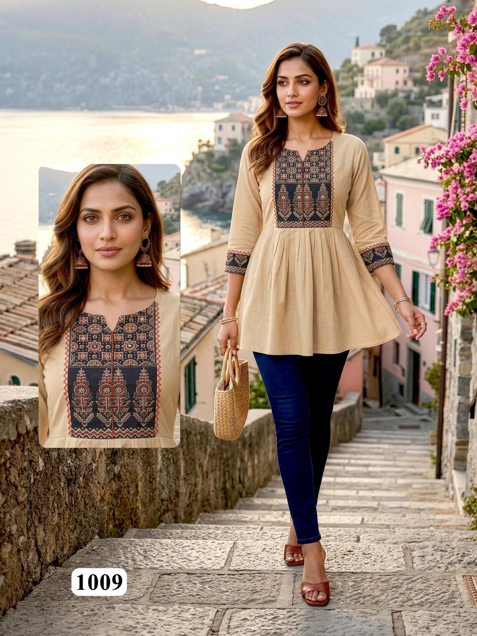 Felocity Cotton vol 174 catalog wholesaler tops kurtis surat