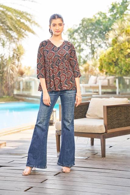 Felocity Rayon vol 12 catalog arihant kurtis wholesale