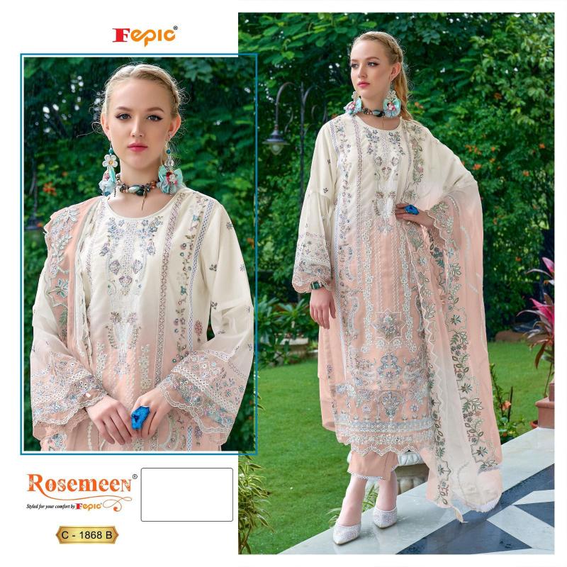 Fepic Rosemeen 1868 catalog wholesale pakistani suits near me