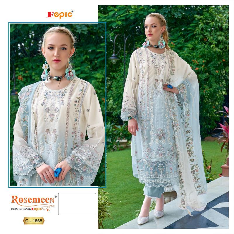 Fepic Rosemeen 1868 catalog wholesale pakistani suits near me