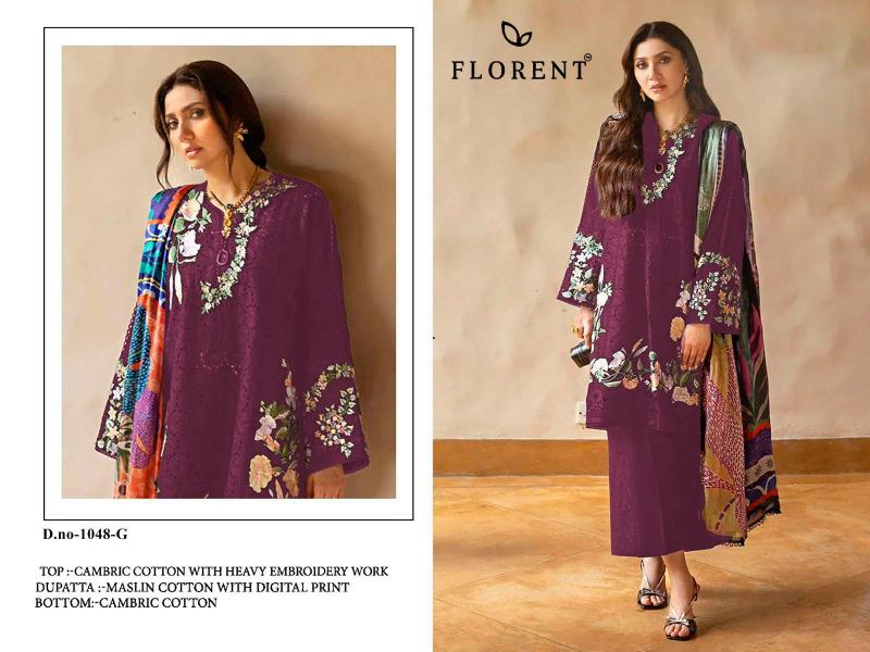 Florent D No 1048 G To I catalog pakistani suits in wholesale price