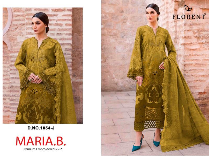 Florent Maria B 1054 H To K catalog Cotton Dupatta wholesale pakistani suits in delhi