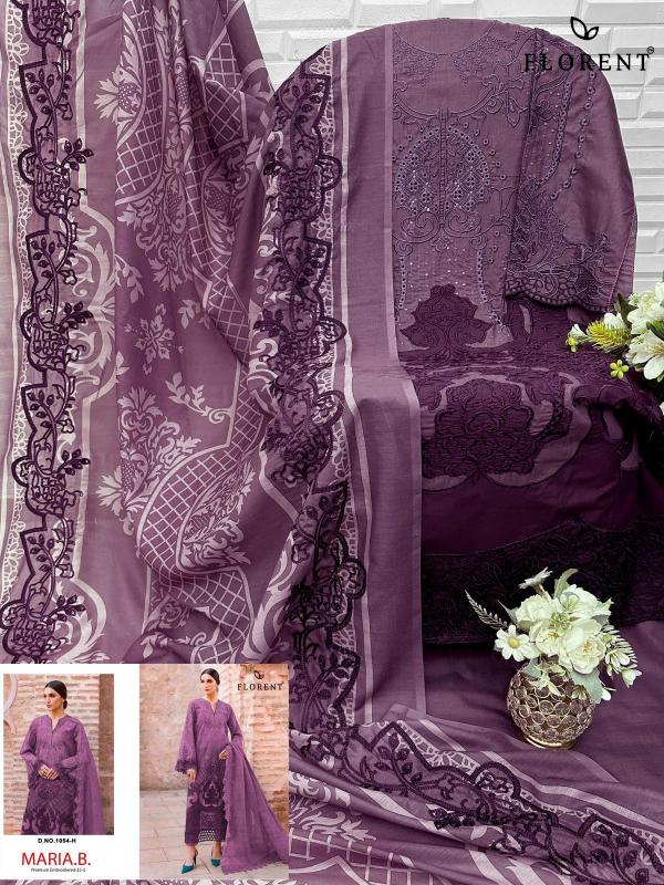 Florent Maria B 1054 H To K catalog Cotton Dupatta wholesale pakistani suits in delhi