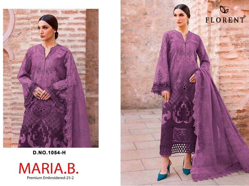 Florent Maria B 1054 H To K catalog Cotton Dupatta wholesale pakistani suits in delhi