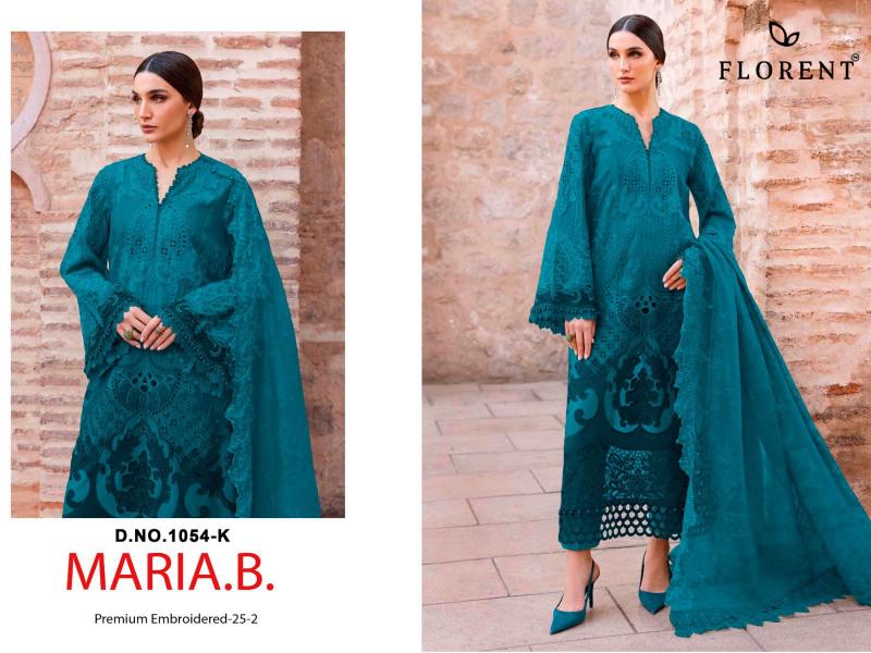 Florent Maria B 1054 H To K catalog Cotton Dupatta wholesale pakistani suits in delhi