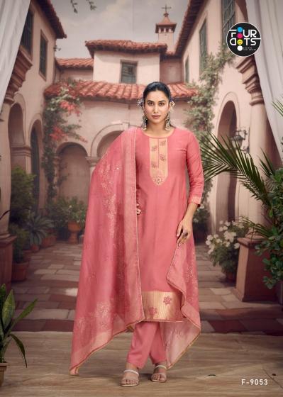 Fourdots Adira catalog unstitched dress material manufacturer in surat