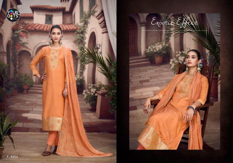 Fourdots Adira catalog unstitched dress material manufacturer in surat