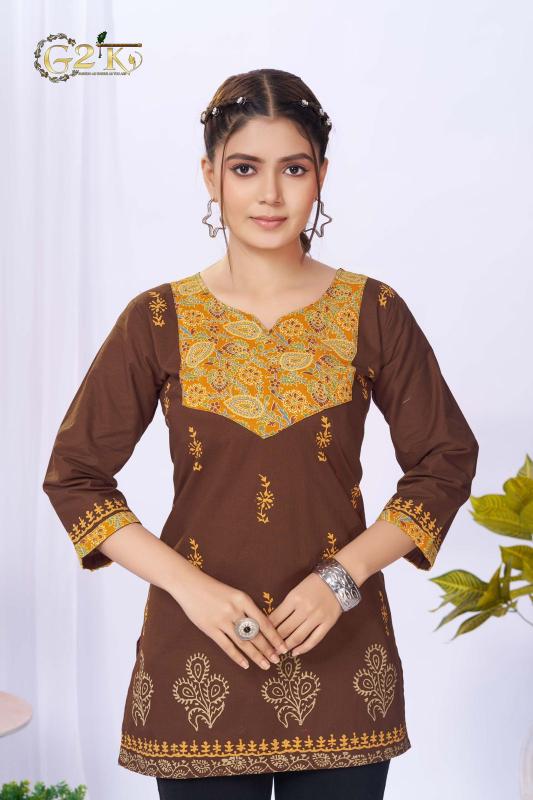 G2K Aneri catalog short kurti wholesaler
