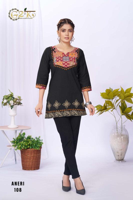 G2K Aneri catalog short kurti wholesaler