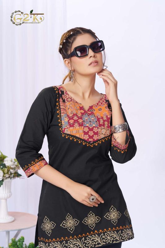 G2K Aneri catalog short kurti wholesaler