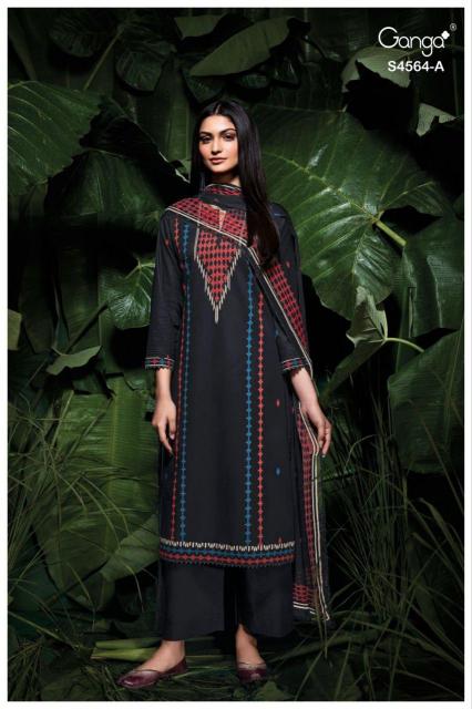 Ganga Aaeva 4564 catalog salwar kameez wholesale surat gujarat