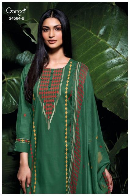 Ganga Aaeva 4564 catalog salwar kameez wholesale surat gujarat