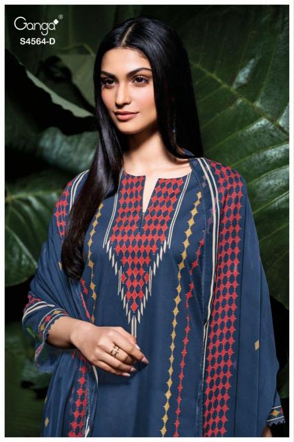 Ganga Aaeva 4564 catalog salwar kameez wholesale surat gujarat