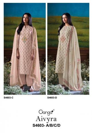 Ganga Aivyra 4603 catalog surat salwar kameez wholesalers online