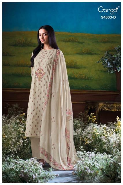 Ganga Aivyra 4603 catalog surat salwar kameez wholesalers online