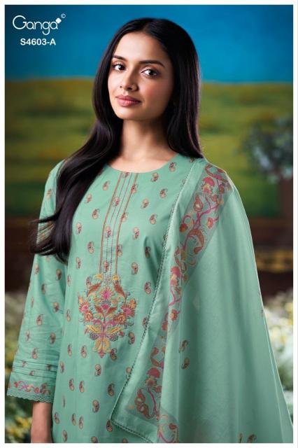 Ganga Aivyra 4603 catalog surat salwar kameez wholesalers online