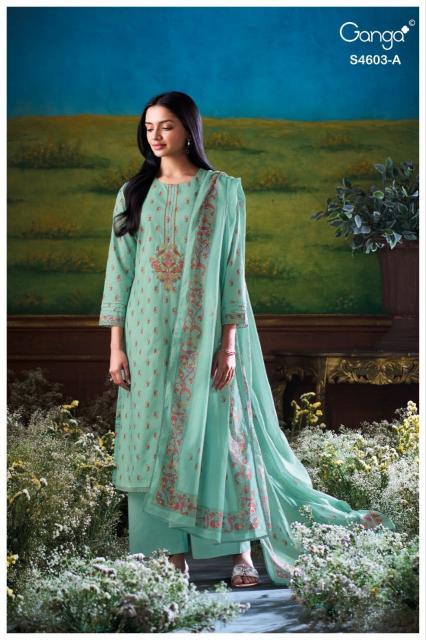 Ganga Aivyra 4603 catalog surat salwar kameez wholesalers online