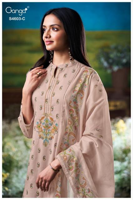 Ganga Aivyra 4603 catalog surat salwar kameez wholesalers online