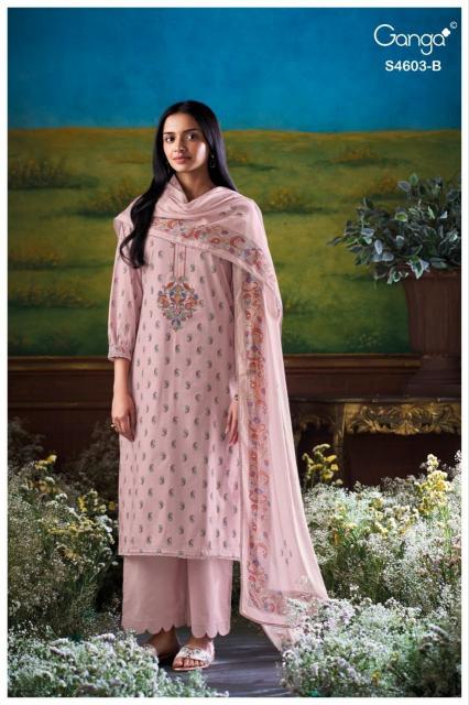 Ganga Aivyra 4603 catalog surat salwar kameez wholesalers online
