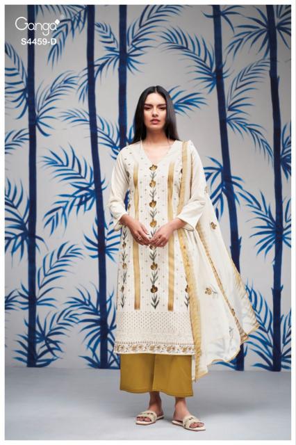 Ganga Aleeza 4459 catalog top office wear wholesale brand salwar kameez